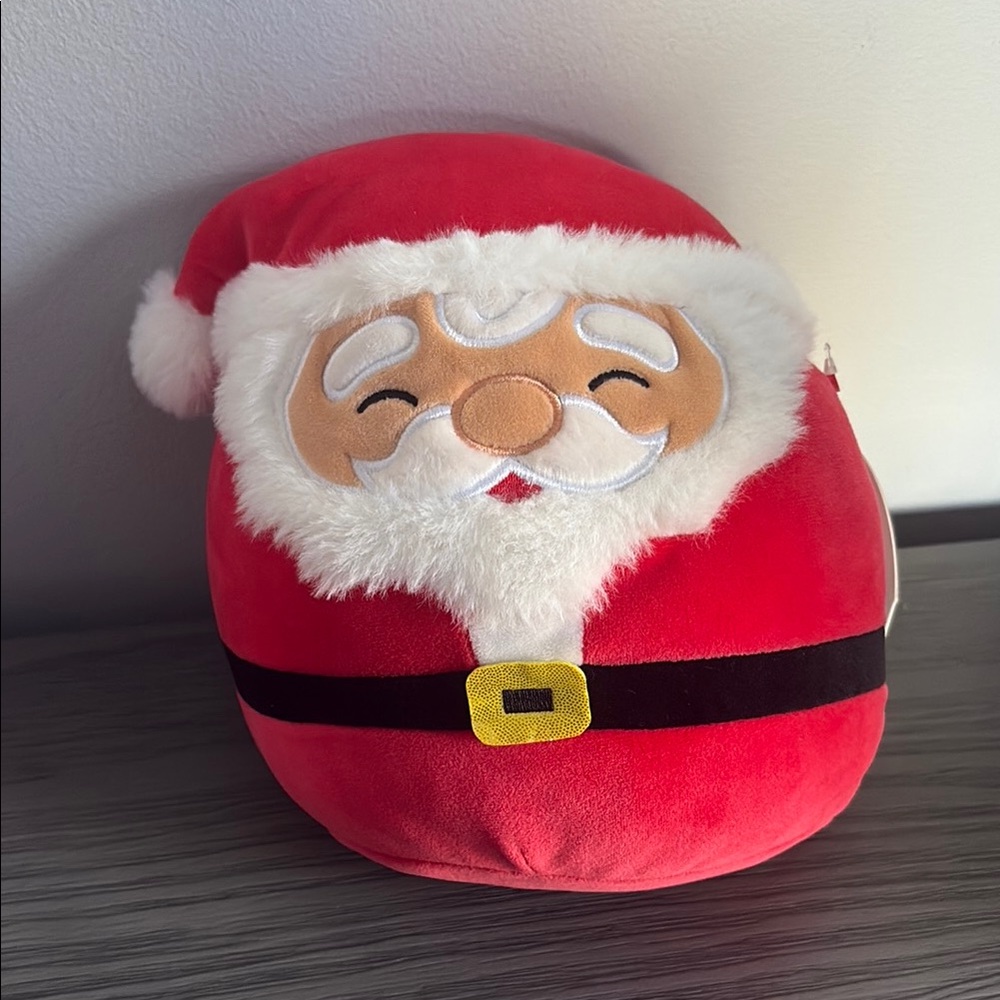 Festive Santa Plush Pillow
